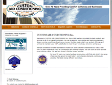 Tablet Screenshot of customairnj.com